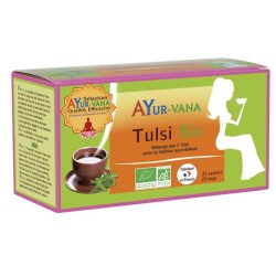 Infusion Tulsi Bio - Boîte de 25 infusettes - Ayurvana