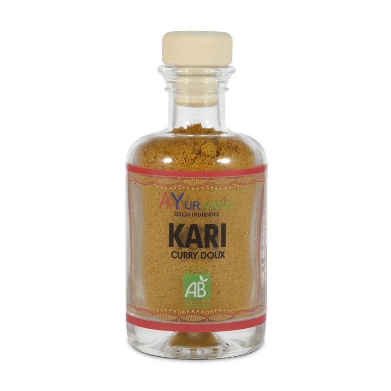 Kari (Curry doux) Bio - Flacon 50 g - Ayurvana 2024