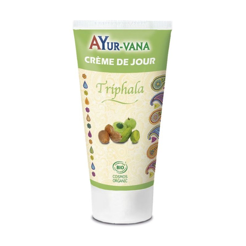 Crème de Jour visage au Triphala Bio - Tube de 75 ml - Ayurvana 2024