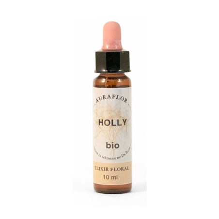 Houx (Holly) - Fleurs de Bach n°15 Bio Compte-gouttes - Flacon de 10 ml - Laboratoire Dioter 2024
