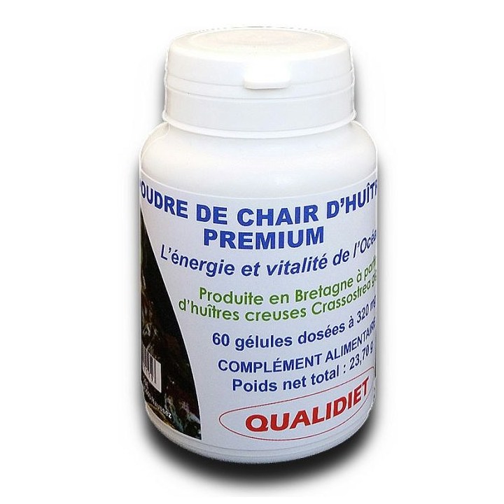 Poudre de Chair d'Huître Premium – 60 gélules – Vital Osmose 2024