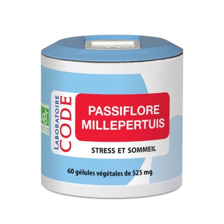 Passiflore Millepertuis Bio - 60 gélules végétales - Laboratoire Code