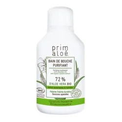 Bain de bouche Purifiant 72% Aloé Vera Bio - 250 ml - Prim Aloé