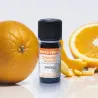 Oranges et flacon d'Huile Essentielle Orange Douce – 10ml – Terra Etica