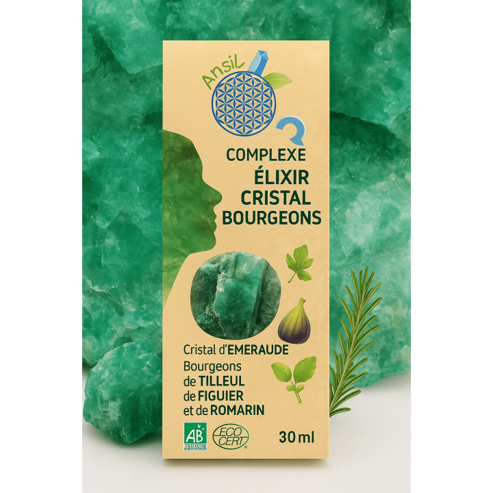 Complexe n°3 Émeraude, Tilleul, Figuier & Romarin – 30 ml – Ansil 2025