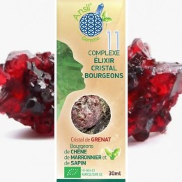 🌿Complexe N°11 - Élixir de grenat et bourgeons de chêne, marronnier, sapin Bio - 30 ml - Ansil 2025