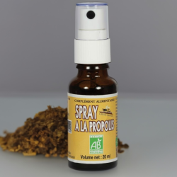 🐝Spray à la propolis Bio - Flacon de 20 ml - L’Abeille Forestière 2025