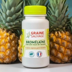🍍 Bromélaïne – 60 gélules – Graine Sauvage 2025
