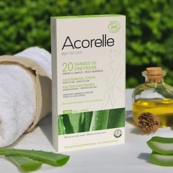 🍃 Bandes de Cire Froide Bio Corps – 20 unités – Acorelle