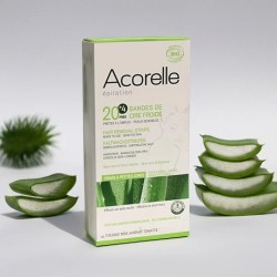 🌸 Bandes de Cire Froide Bio Visage – 24 unités – Acorelle