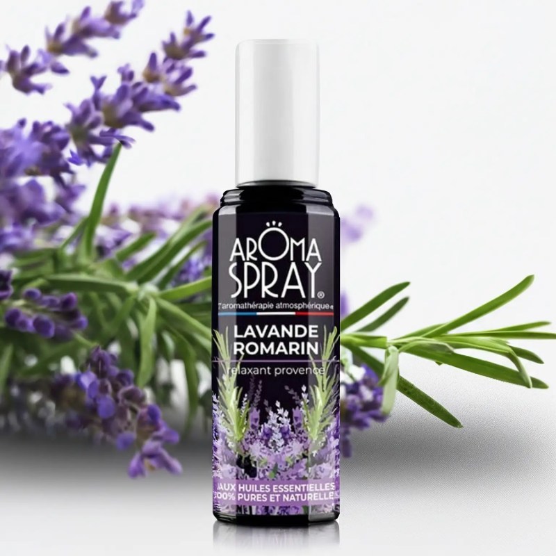 Spray d’ambiance Lavande Romarin – 100 ml – Aromaspray Spray d’ambiance Lavande Romarin – 100 ml – Aromaspray