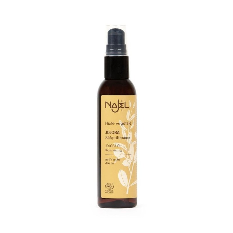 Huile de Jojoba Bio – 80 ml – Najel | Rééquilibrante & Nourrissante
