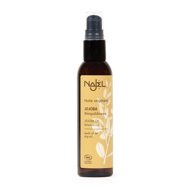 Huile de Jojoba Bio – 80 ml – Najel | Rééquilibrante & Nourrissante