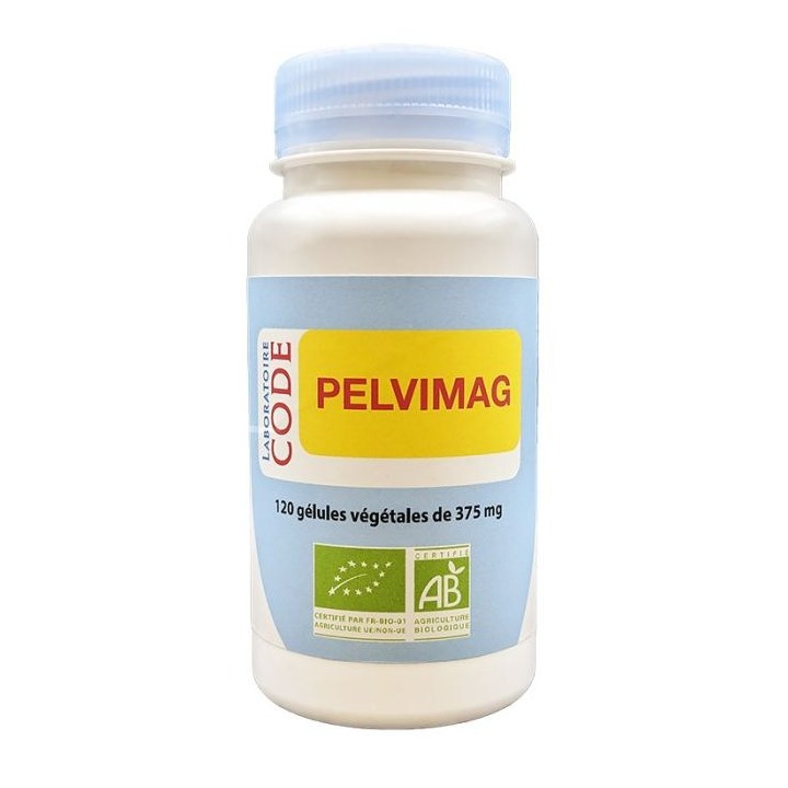 Pelvimag bio – 120 gélules – Laboratoire Code - nouveau flacon