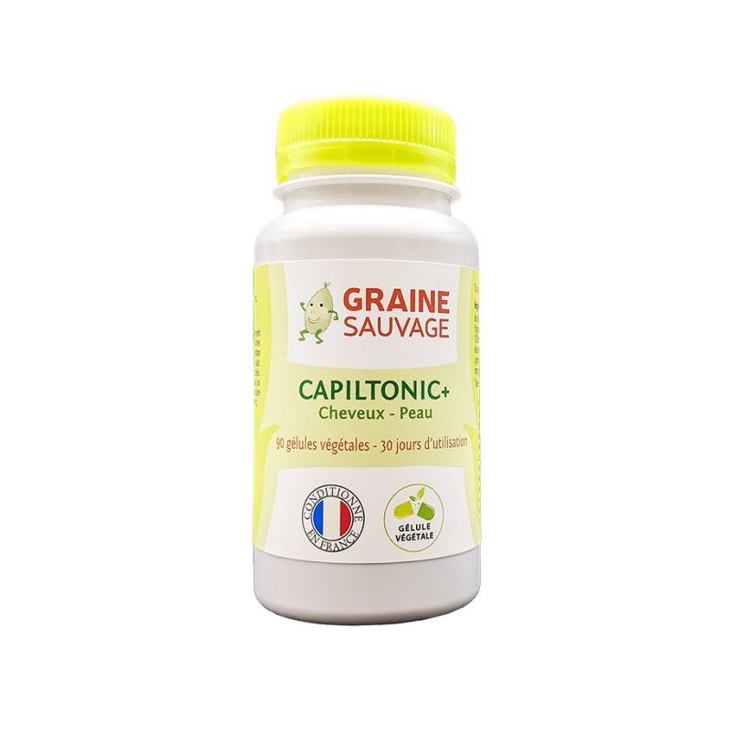 Capiltonic + - 90 gélules végétales - Graine sauvage