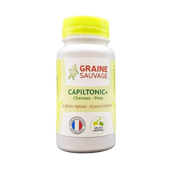 Capiltonic + - 90 gélules végétales - Graine sauvage