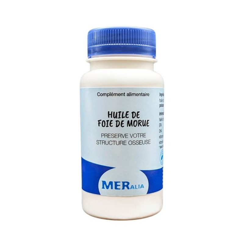 Huile de Foie de Morue – 90 capsules – Meralia 2025