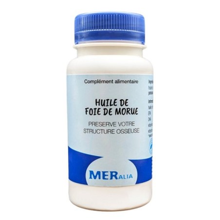 Huile de Foie de Morue – 90 capsules – Meralia 2025