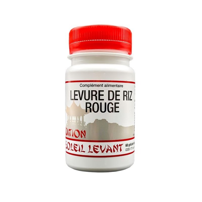 Levure de riz rouge – 60 gélules – Tradition du Soleil Levant