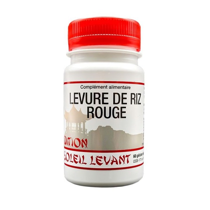 Levure de riz rouge – 60 gélules – Tradition du Soleil Levant