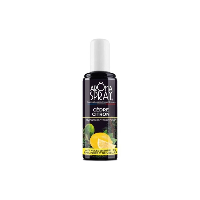 Spray d’Ambiance Cèdre Citron – 100 ml – Aromaspray