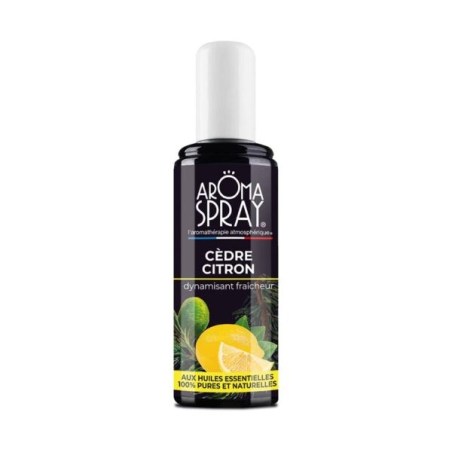 Spray d’Ambiance Cèdre Citron – 100 ml – Aromaspray