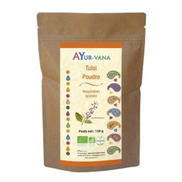 Tulsi Bio en poudre – 150 g – Ayur-vana