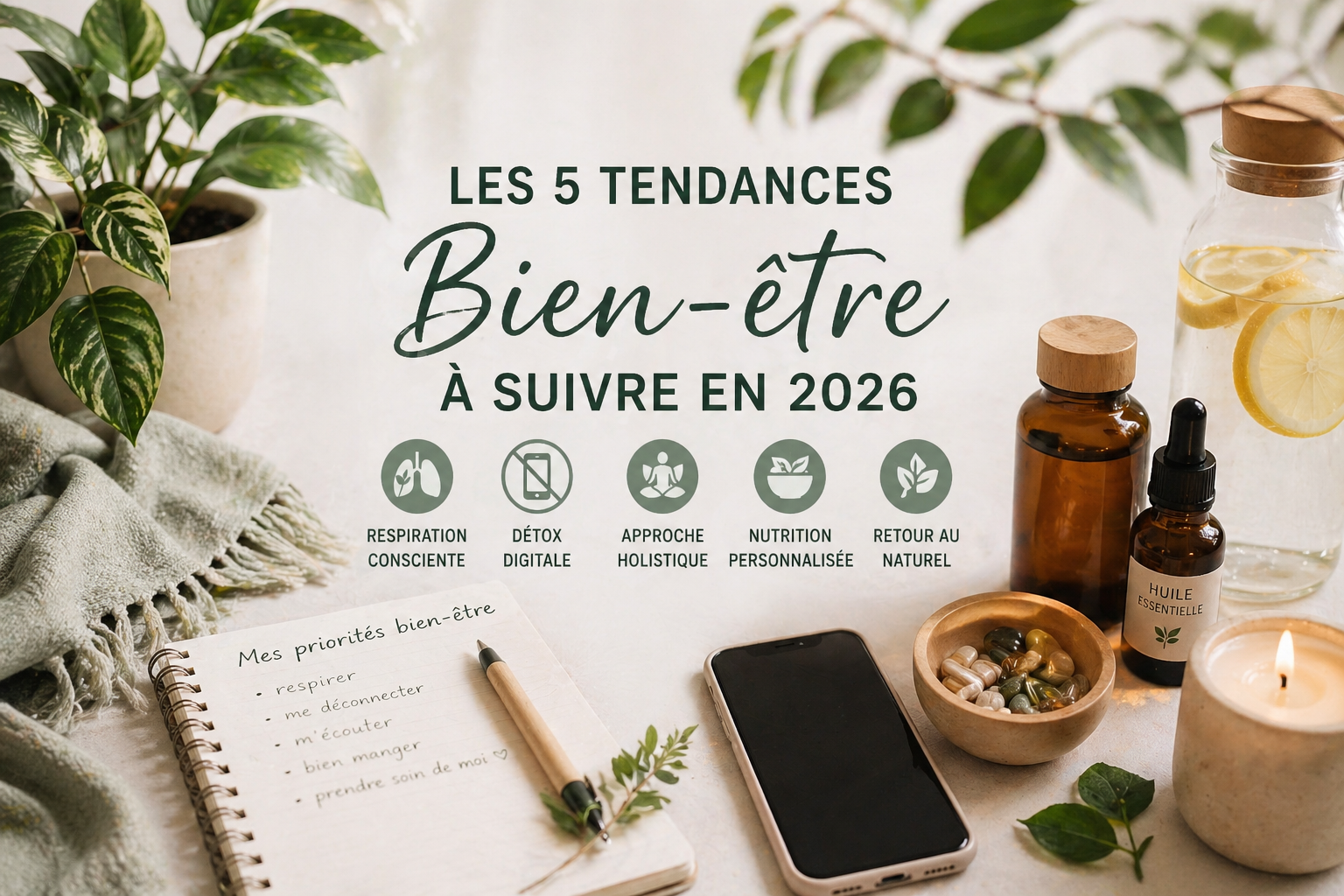 Les 5 tendances bien-être à suivre en 2026